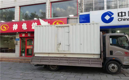 乌烈镇出租发电机施工案例